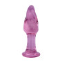 Dilatador Anal de Vidrio Templado Whale Rosa