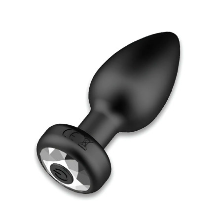 Plug Anal Vibrador Mediano Carga USB y Control Remoto