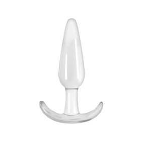 Plug Anal de SIlicona Transparente Smooth 10 x 3 cm