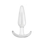 Plug Anal de SIlicona Transparente Smooth 10 x 3 cm