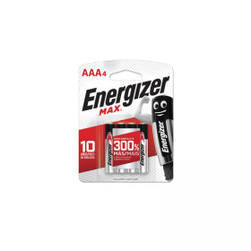 Baterias Pilas Energizer Max AAA Pack x 4 Baterias Pilas Energizer Max AAA Pack x 4  | Ts Mayorista | Sex Sho...