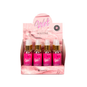 Gel Lubricante Wet Efecto Calor 12 Uni. 75 ml + Caja Exhibidora de ...