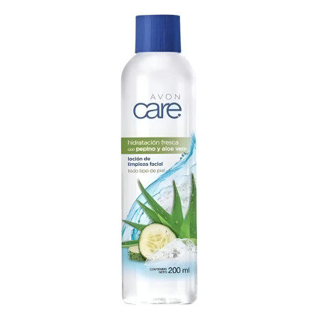 Loción de Limpieza Facial Pepino y Aloe Vera 200 ml Avon Care