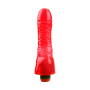 Vibrador Jelly Europeo Rojo 24 x 5 cm