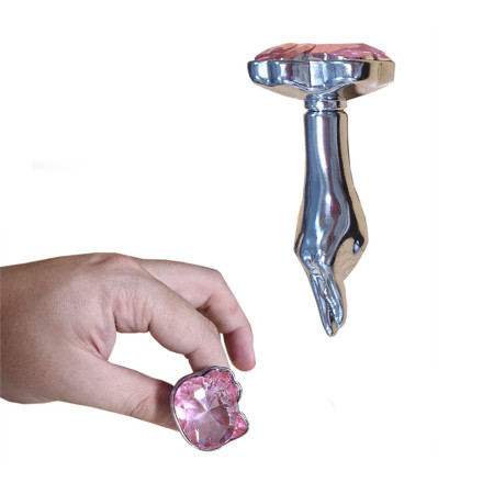 Plug Anal Pequeño Kitty Rosa 6 x 2 cm