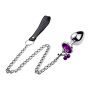 Plug Anal S Joya Violeta con Correa