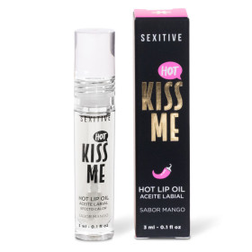 Kiss Me Hot Lip Oil Efecto Calor Sabor Mango 3 ml Sexitive