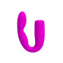 Quintion Vibrador Estimulador Punto G y Masajeador de Clitoris Carga USB Pretty Love