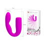 Quintion Vibrador Estimulador Punto G y Masajeador de Clitoris Carga USB Pretty Love