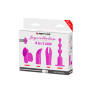 Vibrador 4 Cabezales 12 funciones Carga USB Pretty Love