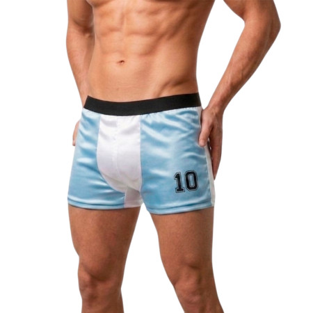 Boxer Masculino Selección Argentina Numero 10 Pasionel
