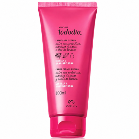 Crema Corporal Ciruela y Jengibre Rosa 100 ml Natura