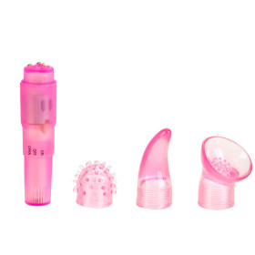 Firts Time Vibrador con Cabezas Intercambiables Calexotics