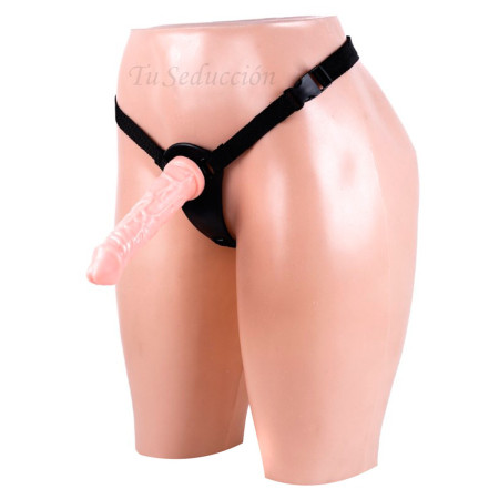 Arnés con Dildo incluido | Americano color Piel 18 x 3 cm.  | Ts Ma...