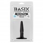 Basix Rubber Works Mini Butt Plug Negro