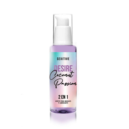 Aceite y lubricante Desire Coconut Passion – 60 ml  | Ts Mayorista ...