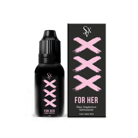 Óleo Orgásmico Estimulante de Clítoris XXX For Her 15ml  | Ts Mayor...