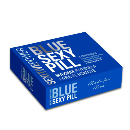 Capsulas Vigorizantes Masculinas Blue Sexy Pill x4  | Ts Mayorista ...