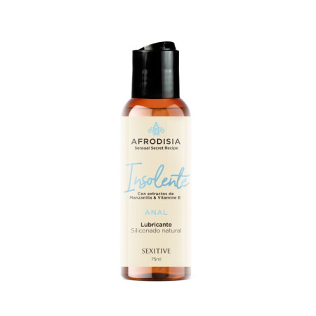Lubricante Siliconado Anal Natural Afrodisia Insolente 75ml  | Ts M...