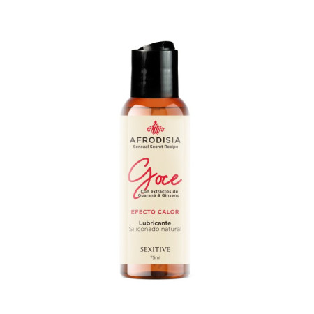 Lubricante Siliconado Efecto Calor Afrodisia Goce 75ml  | Ts Mayori...