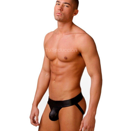 Suspensor de Cuero Masculino Negro Talla S  | Ts Mayorista | Sex Sh...