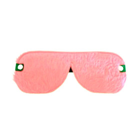 Antifaz Ciego de Cuero Con Peluche Rosa  | Ts Mayorista | Sex Shop ...