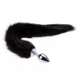 Plug Cola de Zorro Negro  | Ts Mayorista | Sex Shop Mayorista