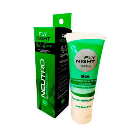 Gel Lubricante Íntimo Neutro Aloe Vera Fly Night 70ml  | Ts Mayoris...