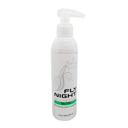 Gel Lubricante Íntimo Neutro Aloe Vera Fly Night 200ml  | Ts Mayori...