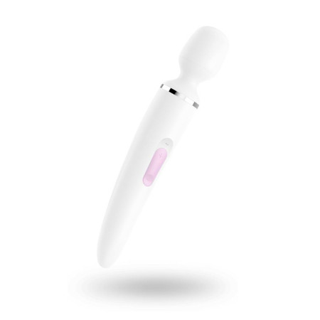 Vibrador Satisfyer Wand-er Women White/Chrome  | Ts Mayorista | Sex...