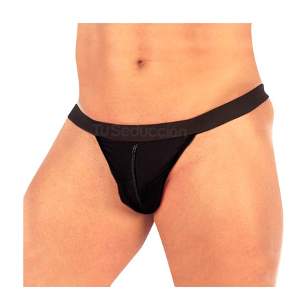 Slip Erotico Con Cierre Negro Pasionel  | Ts Mayorista | Sex Shop M...