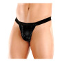 Tanga Ecocuero Negra Pasionel  | Ts Mayorista | Sex Shop Mayorista