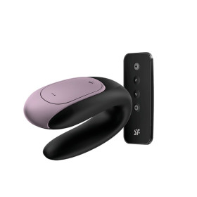 Double Fun Partner Vibrator Black Satisfyer Double Fun Partner Vibrator Black Satisfyer  | Ts Mayorista | Sex S...