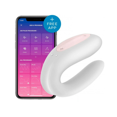 Double Joy Partner Vibrator White Satisfyer  | Ts Mayorista | Sex S...