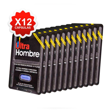 Ultra Hombre Potenciador Masculino Vigorizante X 12 Capsula  | Ts M...
