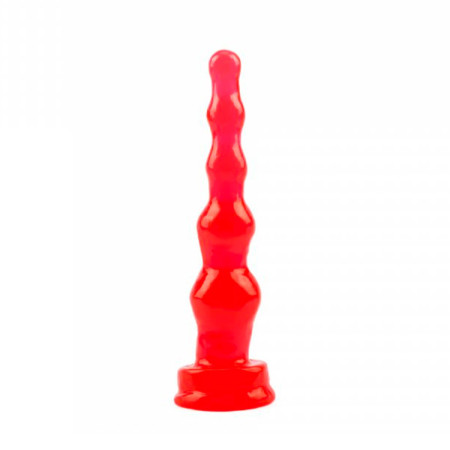 Inexpulsable Macizo Anal Rojo 14x2,5 cm  | Ts Mayorista | Sex Shop ...