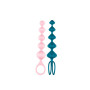 Bolitas Anales Love Beads Satisfyer x 2 Rosa y Celeste  | Ts Mayori...