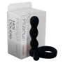 Anillo Doble Hot Mini Vibrador Platinum Negro  | Ts Mayorista | Sex...