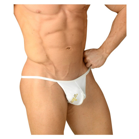 Colaless Masculina Blanca Con Cierre Pasionel  | Ts Mayorista | Sex...