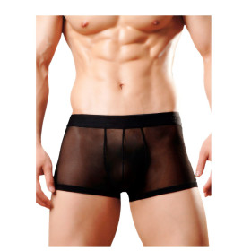 Boxer de Tul Negro Transparente Pasionel  | Ts Mayorista | Sex Shop...