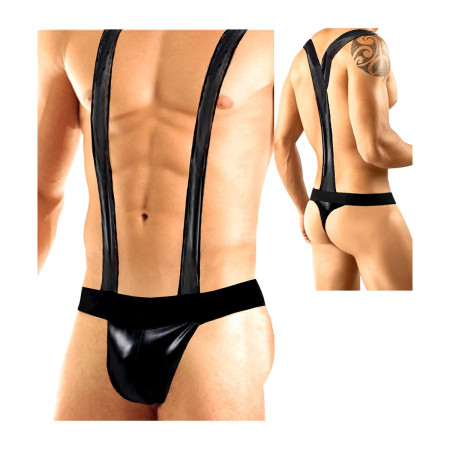 Tanga Ecocuero c/Tiradores Pasionel  | Ts Mayorista | Sex Shop Mayo...
