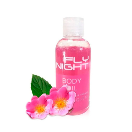 Aceite de Masajes Fly Night Rosa Mosqueta 100ml  | Ts Mayorista | S...
