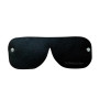 Antifaz Ciego Cuero Y Peluche Negro  | Ts Mayorista | Sex Shop Mayo...