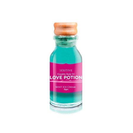 Aceite de Masajes Mini Love Potion Mint Cream 15gr Sexitive  | Ts M...