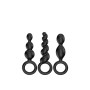 Booty Call Set de Plugs Anales X3 Black Satisfyer  | Ts Mayorista |...