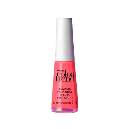 Esmalte Semi Matte | Color Trend Rojo Mate Avon  | Ts Mayorista | S...