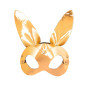 Antifaz con Orejas de Conejo Dorado BDSM  | Ts Mayorista | Sex Shop...