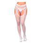Medias y Portaligas de Red Blanco Pasionel  | Ts Mayorista | Sex Sh...