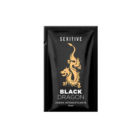 Pouch Crema Intensificante Black Dragon 10ml. Sexitive  | Ts Mayori...