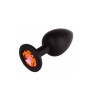Plug Anal Pequeño de Silicona Naranja  | Ts Mayorista | Sex Shop Ma...